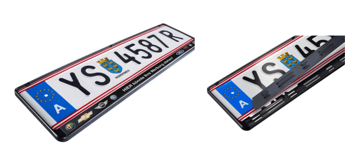 Nummernschildverstärker für Österreich Nummernschildverstärker für Österreich