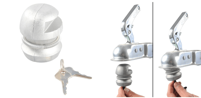 Kupplungsschloss f�r Innenseite der Kugelkupplung