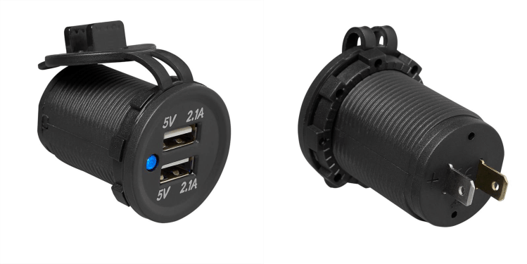 USB Doppel-Einbausteckdose USB Doppel-Einbausteckdose