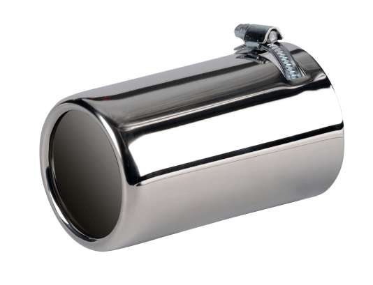 Edelstahl Auspuffblende rund gro�