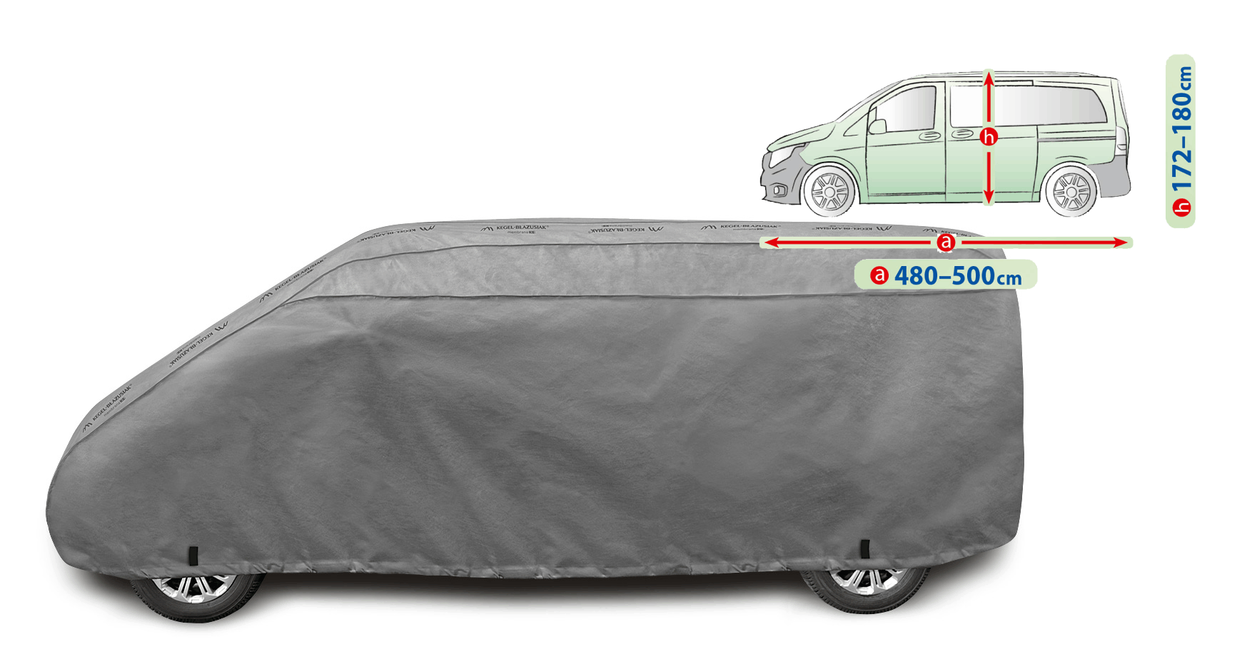 Mobile Garage Vollgaragen f�r Mercedes Vito, Viano, V-Klasse (W639 / W447) Transporter