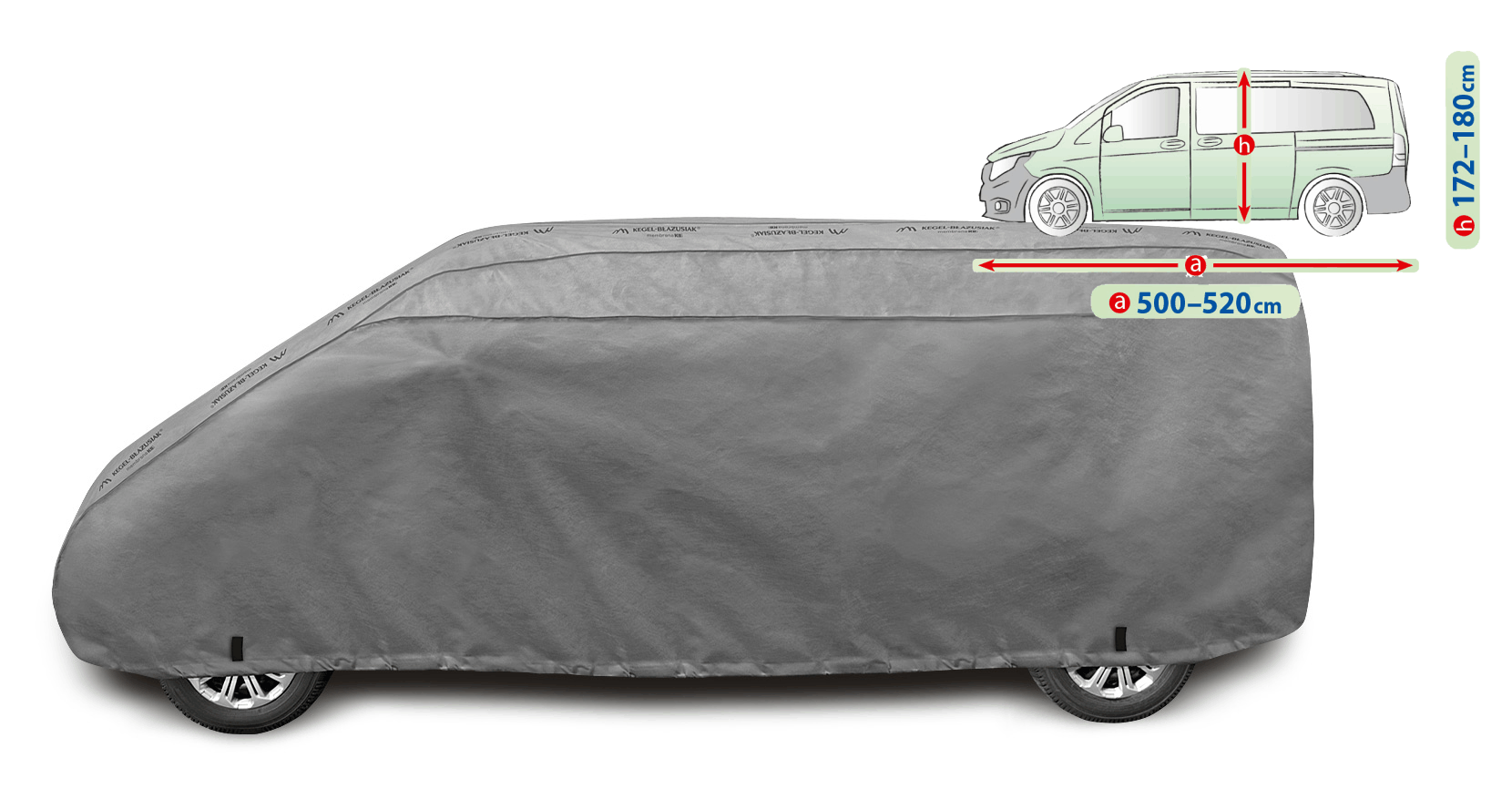 Mobile Garage Vollgaragen f�r Mercedes Vito, Viano, V-Klasse (W639 / W447) Transporter