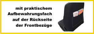 PKW Sitzbez�ge mit Aufbewahrungsfach